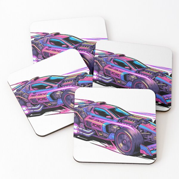 Item preview, Neo Tokyo Turbo: 1980s Retro Cyberpunk Racing Car designed and sold by Neo Tokio.
