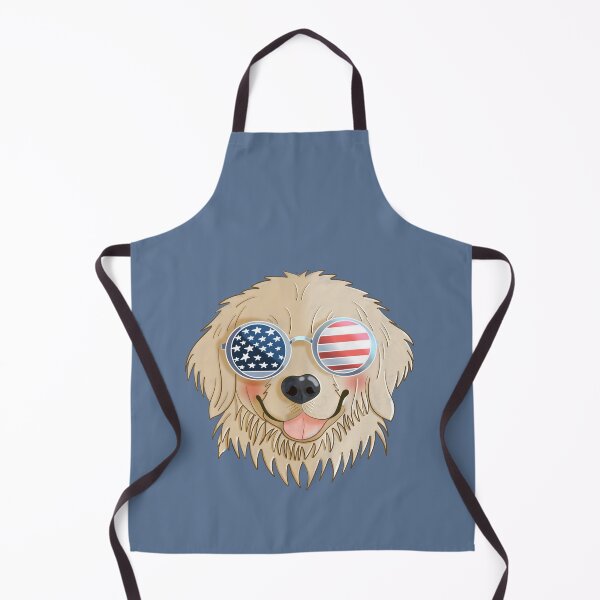 Item preview, Patriotic Golden Retriever designed and sold by MARIANNE LIM.