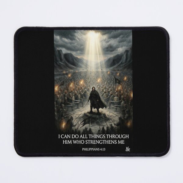 Item preview, Bible Verse Philippians 4:13: I can do all things (English text) designed and sold by NLRartStudio.