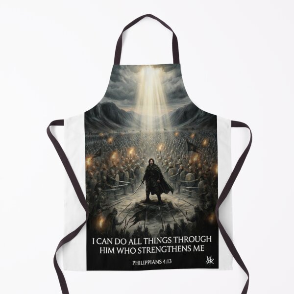 Item preview, Bible Verse Philippians 4:13: I can do all things (English text) designed and sold by NLRartStudio.