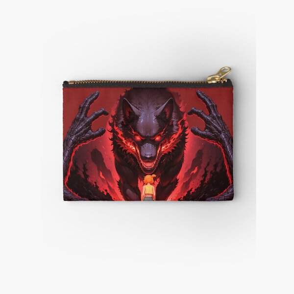 Item preview, Dark Fantasy Monster Wolf Anime Girl Confrontatio designed and sold by BLUESKY11a.