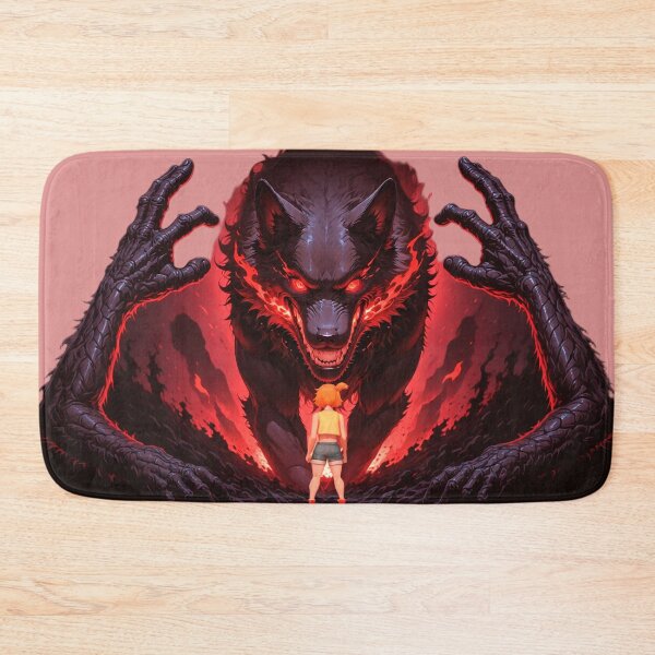 Item preview, Dark Fantasy Monster Wolf Anime Girl Confrontatio designed and sold by BLUESKY11a.