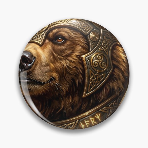 Item preview, Papa Bear Warrior Mythical Celtic Fantasy Art designed and sold by BarkAndArt.