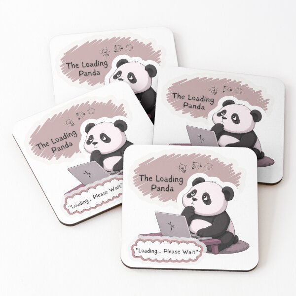 Item preview, The Loading Panda Funny Meme designed and sold by EnginerdStudio.