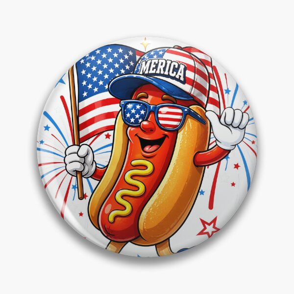 Item preview, It's A Bad Day To Be A Glizzy Funny 4th Of July Hot Dog designed and sold by varin-studio.
