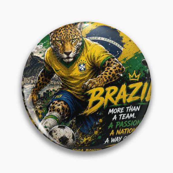 Item preview, Brazil Football designed and sold by Nefi-stickers.