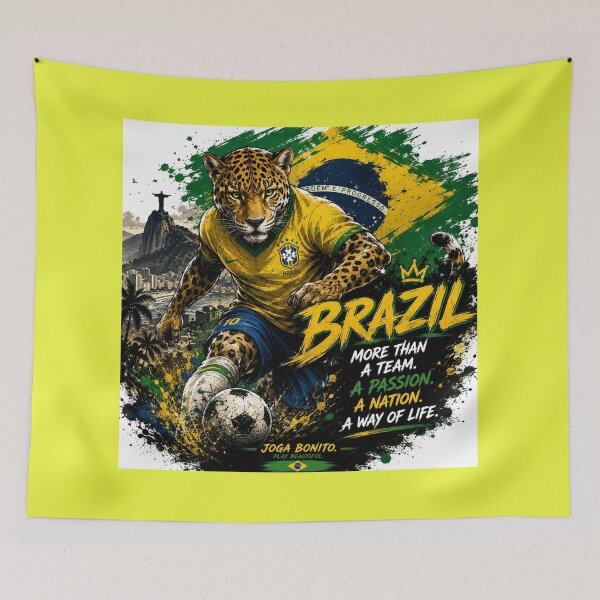 Item preview, Brazil Football designed and sold by Nefi-stickers.