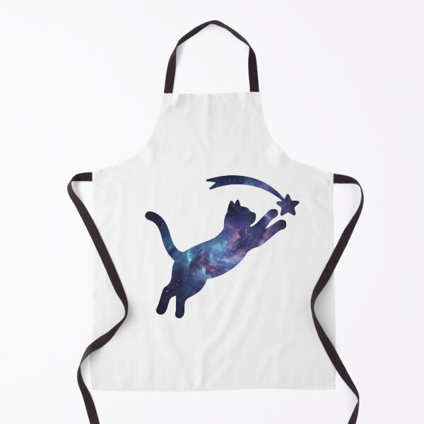 Item preview, Minimalist Celestial Galaxy Cat Shooting Star Silhouette designed and sold by pattman.