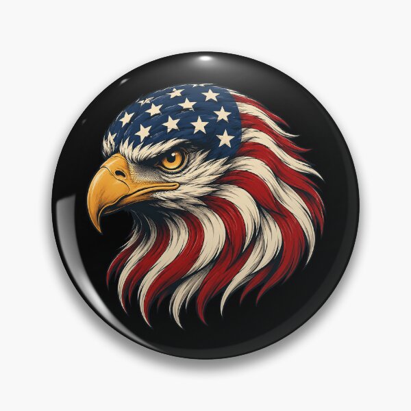 Item preview, Bald Eagle 4th of July Independence Day Retro Eagle designed and sold by OlakunleOloroz.