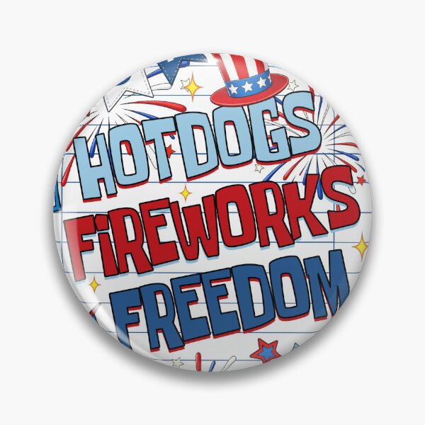 Item preview, Patriotic Guest Check Hotdogs Fireworks Freedom designed and sold by varin-studio.