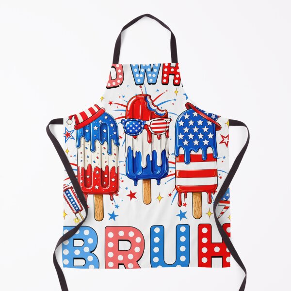Item preview, Red White And Bruh Funny Patriotic Popsicle designed and sold by varin-studio.