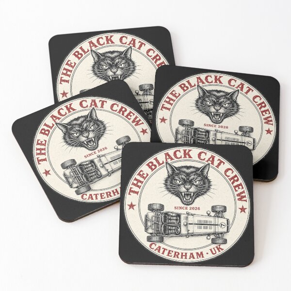 Item preview, Black Cat Crew - Caterham Seven designed and sold by Fuel-Shirts.