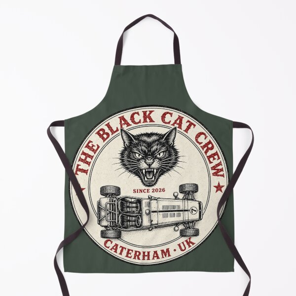 Item preview, Black Cat Crew - Caterham Seven designed and sold by Fuel-Shirts.
