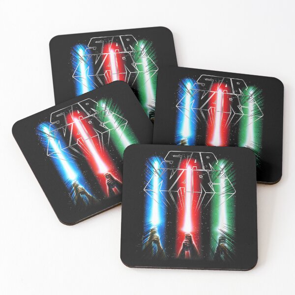 Item preview, Vintage Star Wars Epic Glowing Lightsabers Logo designed and sold by WanderingValley.