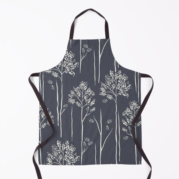 Item preview, Wild Berry Branch Woodland Botanical Trees Dark Blue  designed and sold by RenattaZare.