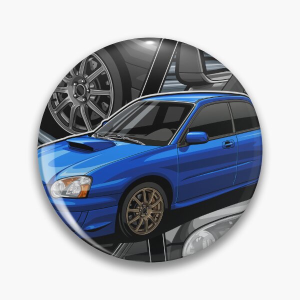 Item preview, Subie Impreza WRX STi 2004 (World Rally Blue Pearl) designed and sold by JioojiProject.