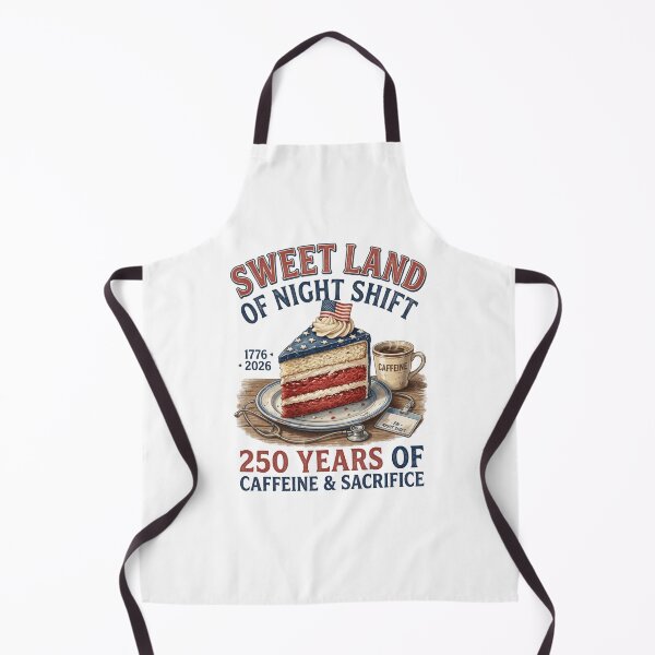 Item preview, Sweet Land of Night Shift 250 Years of Caffeine and Sacrifice USA Nurse designed and sold by dudelinart.
