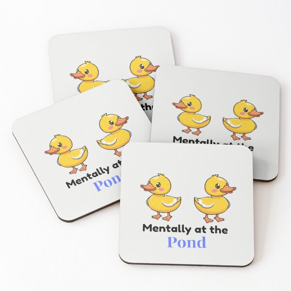Item preview, Cute duck stickers/ mentality at the pond designed and sold by Krishnacre8.