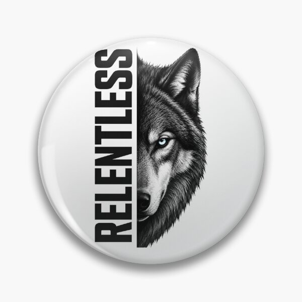 Item preview, Relentless Wolf – Focused Mindset Graphic designed and sold by the-dovlat.