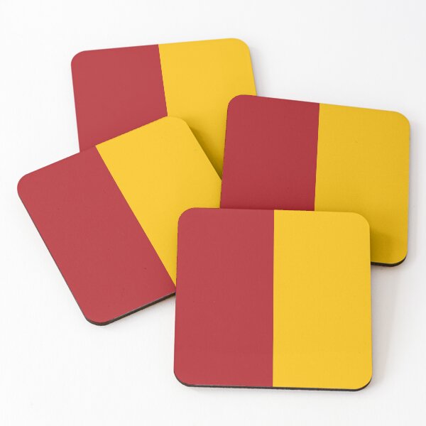 Item preview, Red Yellow Two Tone Split Colors designed and sold by Jeallan Designs.