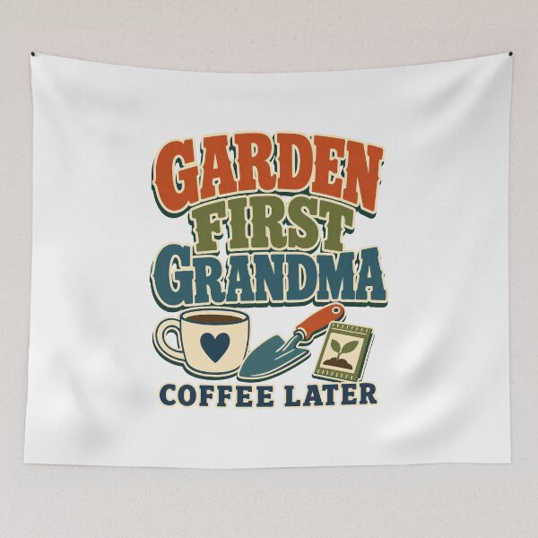 Item preview, First the garden, then coffee with Grandma designed and sold by pirminio.