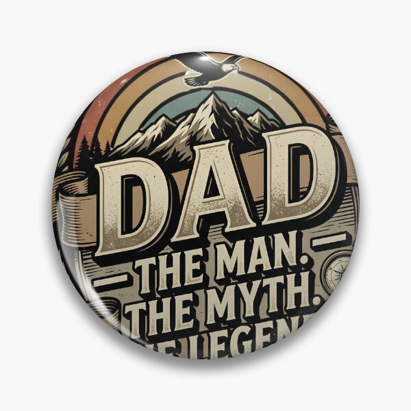 Item preview, Dad The Man The Myth The Legend Vintage Mountain designed and sold by PACS0011.