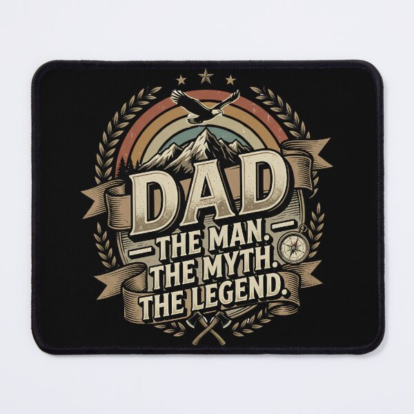 Item preview, Dad The Man The Myth The Legend Vintage Mountain designed and sold by PACS0011.