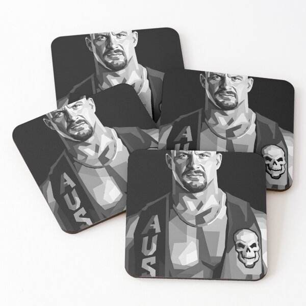 Artikelvorschau, Eiskalt Steve Austin Graustufen entworfen und verkauft von Japanese art.