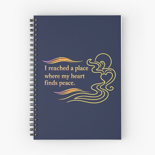 Item preview, I reached a place where my heart finds peace. designed and sold by MaxDreamsArt.