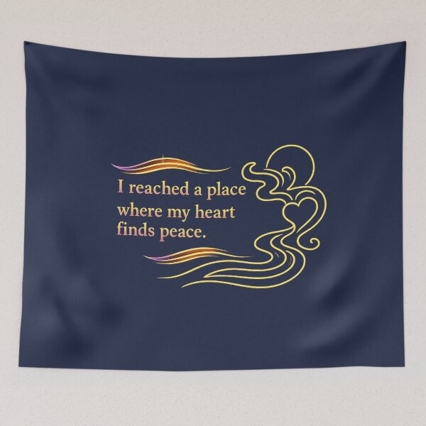 Item preview, I reached a place where my heart finds peace. designed and sold by MaxDreamsArt.
