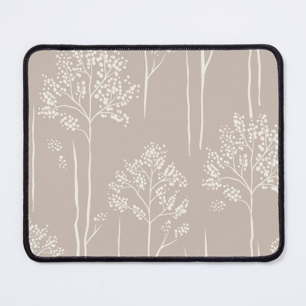 Item preview, Wild Berry Branch Woodland Botanical Trees greige beige designed and sold by RenattaZare.
