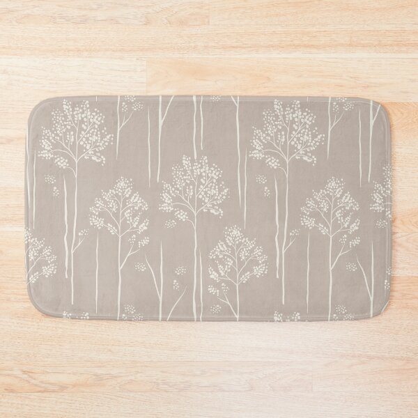 Item preview, Wild Berry Branch Woodland Botanical Trees greige beige designed and sold by RenattaZare.