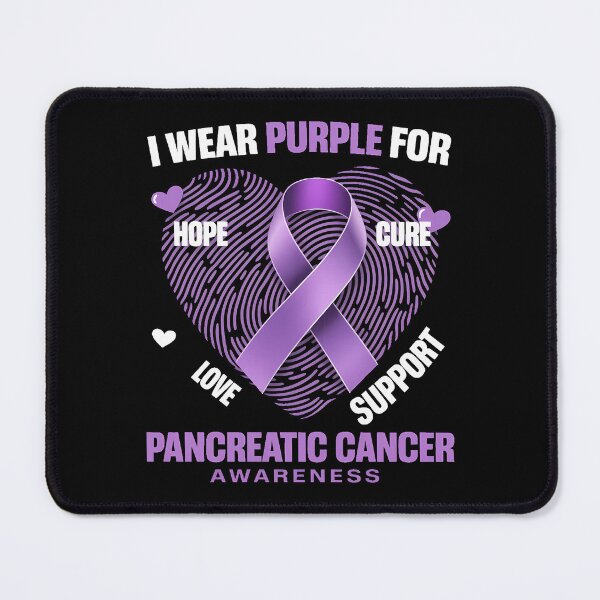 Item preview, Pancreatic Cancer Pancreatic Awareness Purple Ribbon Cancer designed and sold by sailorjessiArt.
