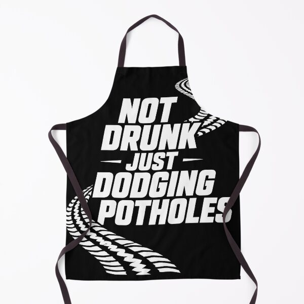 Item preview, Dodging Potholes Not Drunk Simple Bumper designed and sold by MUGEN WORKS.