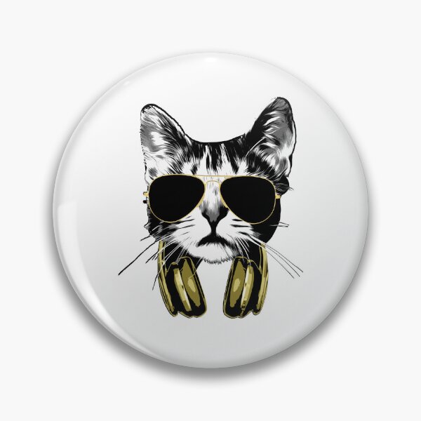 Item preview, Cool Cat Aviator Sunglasses Headphones Music designed and sold by marke770.