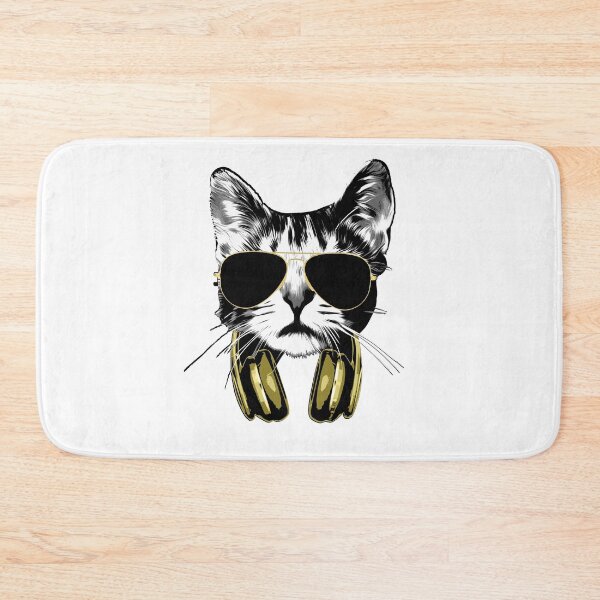 Item preview, Cool Cat Aviator Sunglasses Headphones Music designed and sold by marke770.