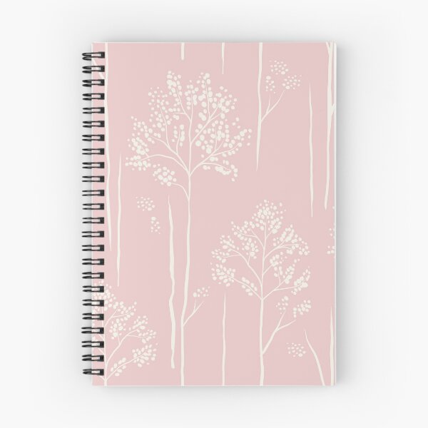 Item preview, Wild Berry Branch Woodland Botanical Trees pale blush pink designed and sold by RenattaZare.