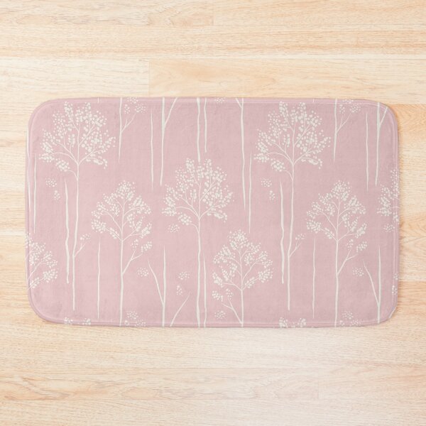 Item preview, Wild Berry Branch Woodland Botanical Trees pale blush pink designed and sold by RenattaZare.