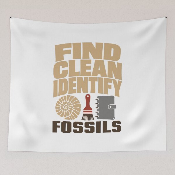 Item preview, Find Clean Identify Fossils Humor designed and sold by pirminio.