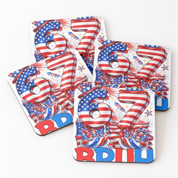 Item preview, 67 Bruh Funny 4th Of July Patriotic Birthday designed and sold by varin-studio.