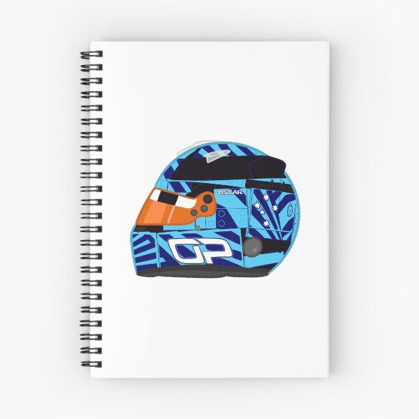 Item preview, Oscar Piastri 2026 Blue Monaco Helmet designed and sold by OriDraws.