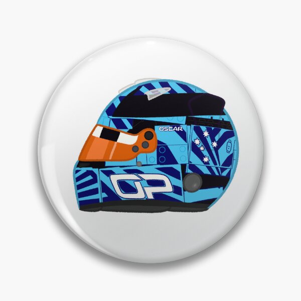 Item preview, Oscar Piastri 2026 Blue Monaco Helmet designed and sold by OriDraws.
