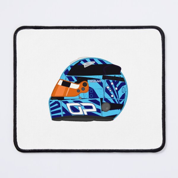 Item preview, Oscar Piastri 2026 Blue Monaco Helmet designed and sold by OriDraws.