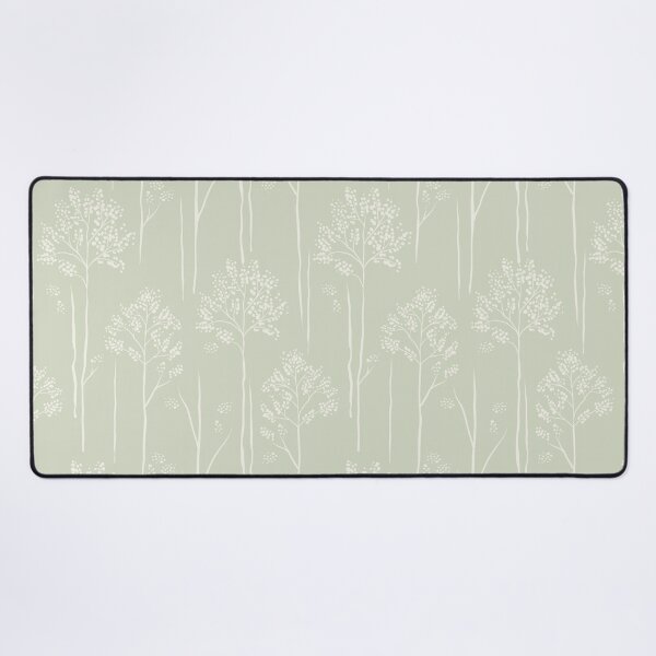Item preview, Wild Berry Branch Woodland Botanical Trees pale sage green designed and sold by RenattaZare.