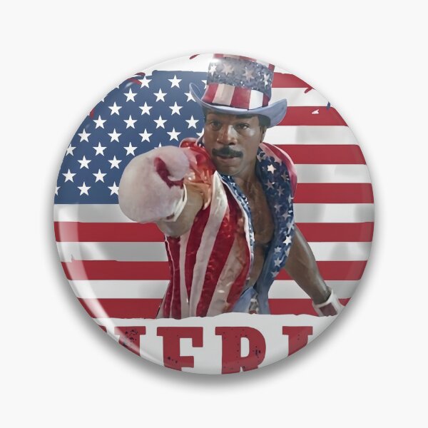 Item preview, Apollo Creed Living In America, Patriotic Boxing Fourth Of July Vintage America designed and sold by DREFUSEs.