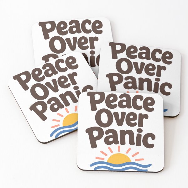Item preview, Peace Over Panic quote designed and sold by pirminio.