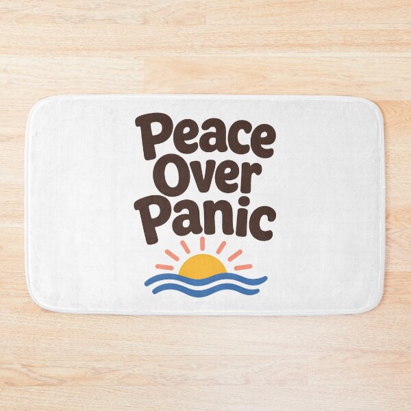 Item preview, Peace Over Panic quote designed and sold by pirminio.