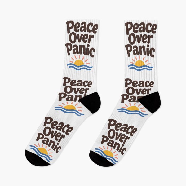 Item preview, Peace Over Panic quote designed and sold by pirminio.