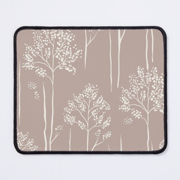 Item preview, Wild Berry Branch Woodland Botanical Trees pale taupe stone beige designed and sold by RenattaZare.