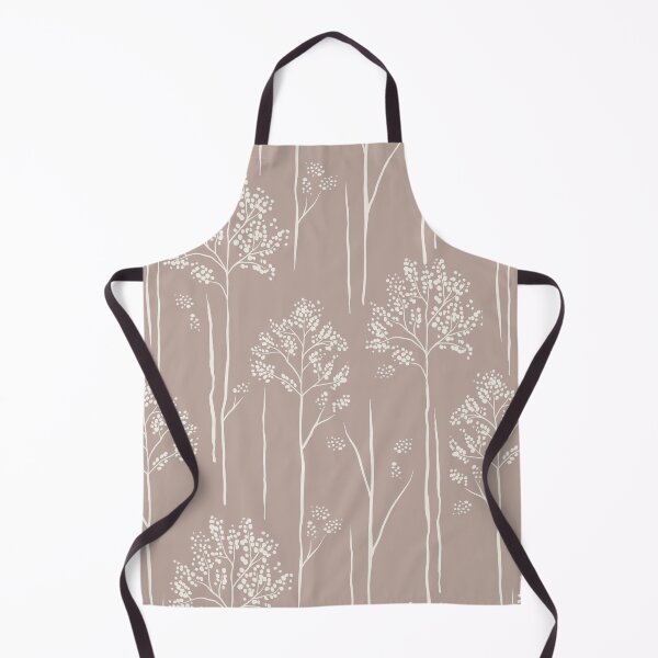 Item preview, Wild Berry Branch Woodland Botanical Trees pale taupe stone beige designed and sold by RenattaZare.